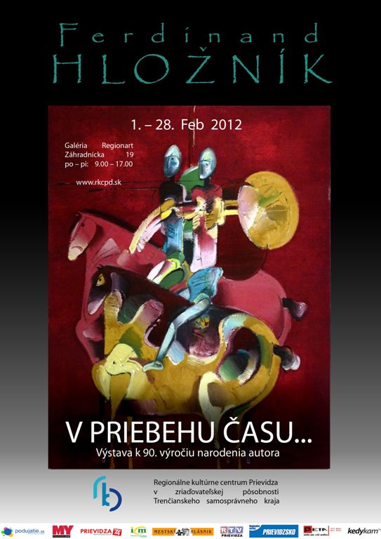 Ferdinand Hložník - V priebehu času... plagát Ferdinand Hložník - V priebehu času... plagát